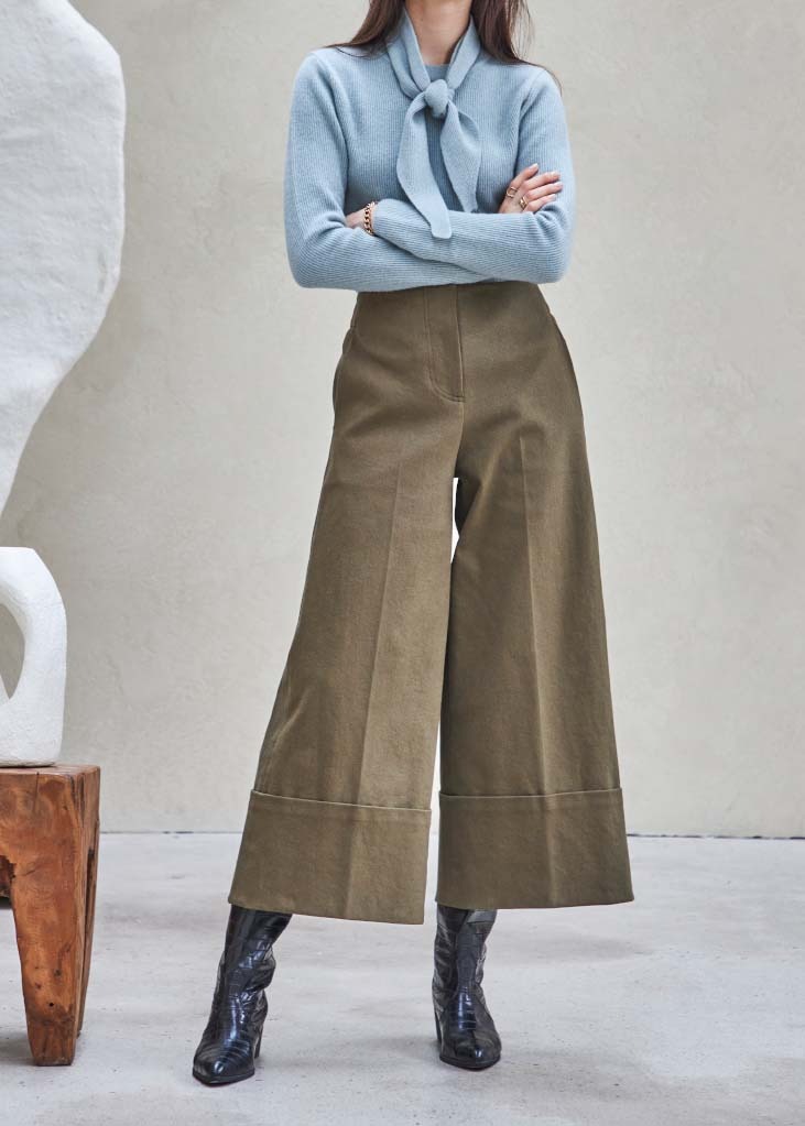 OXFORD WIDE PANTS